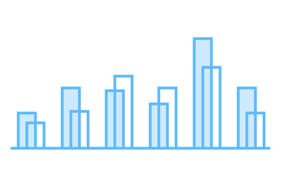 Business Infographic Element. Column Cha