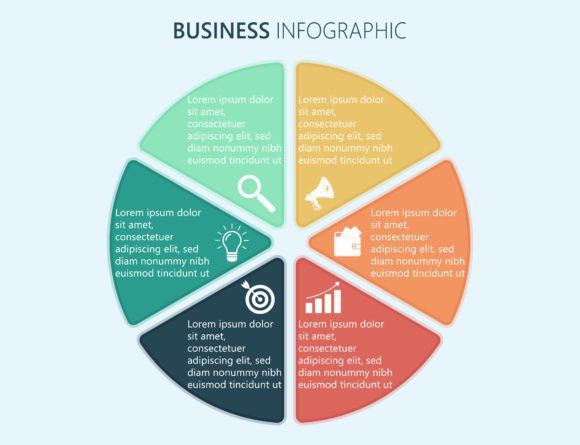 Circle Business Infographic Template