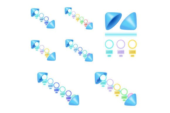 Colorful Infographic Graphics for Branding