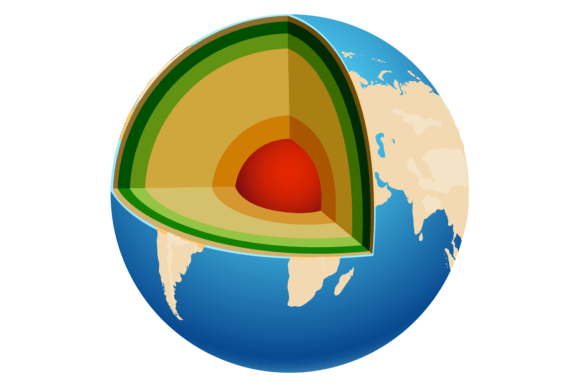 Earth Structure Infographic Element: Graphics and Crafts