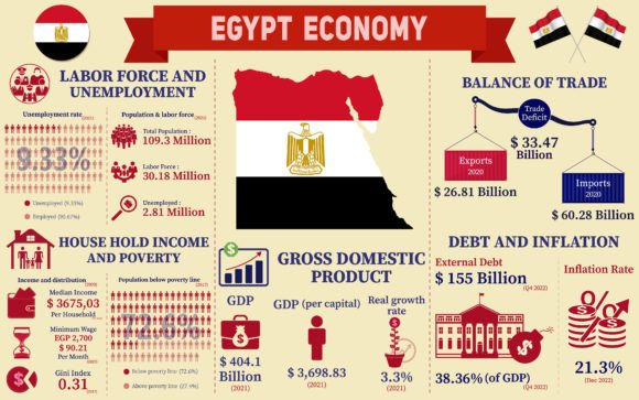 Egypt Economy Infographic