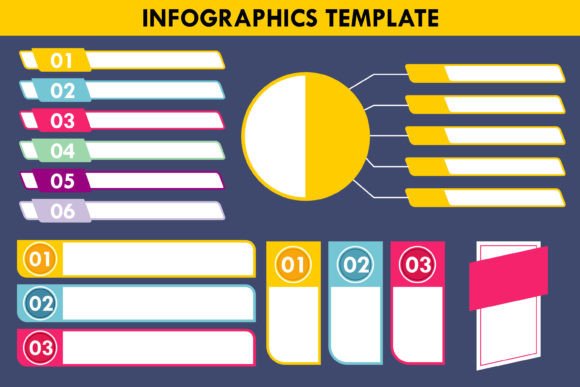 Flat Table of Contents Infographic