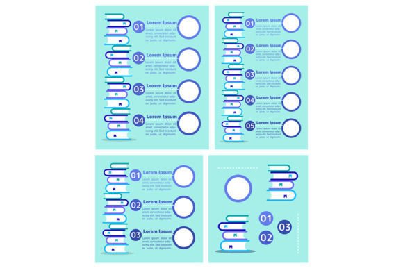 Higher Education Blue Infographic Chart