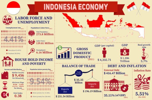 Indonesia Economy Infographic