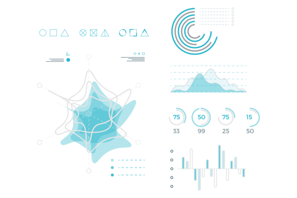 Infographic Data Template: Graphics and Illustrations for Local Business