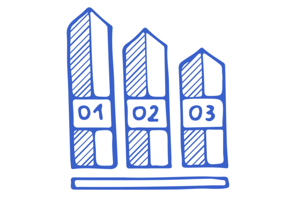 Infographic Element. Hand Drawn Data Dis