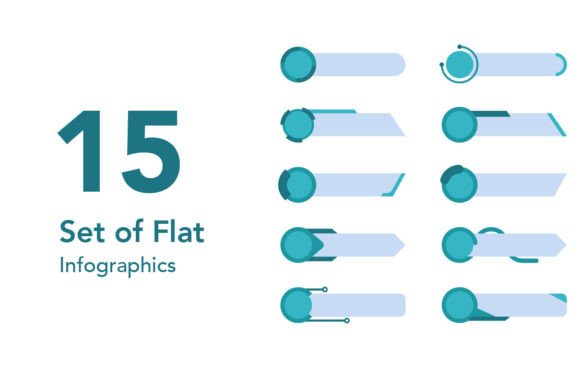Infographic Label Element: Graphics and Backgrounds for Creative Design