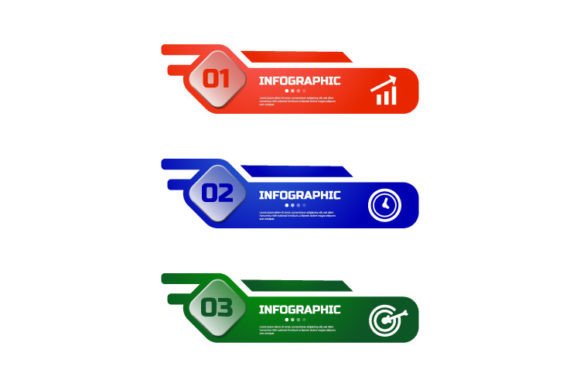 Modern Infographic Element Design Vector for Graphic Templates