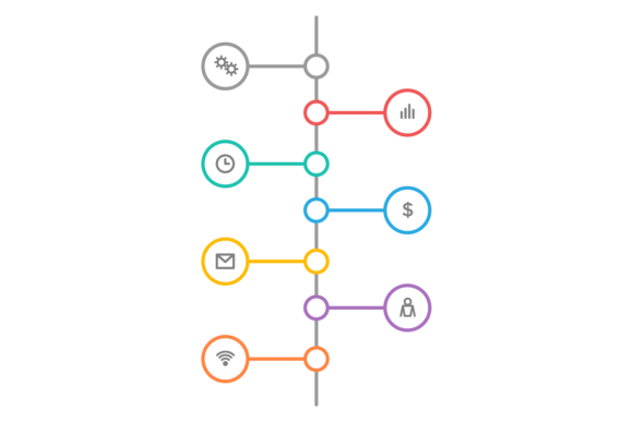 Timeline Chart: Graphics & Illustrations for Local Business